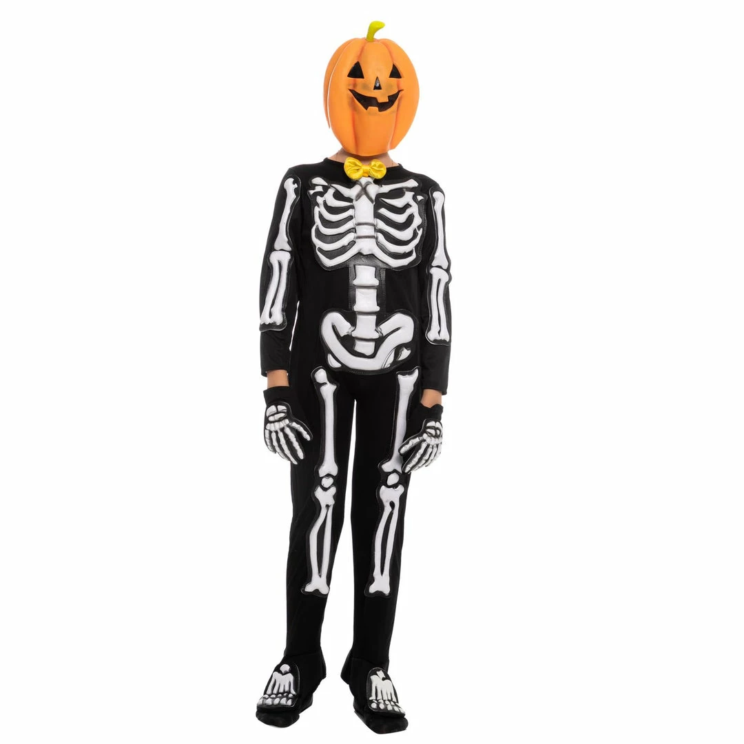 Spooktacular Creations Child Costumes Skeleton Pumpkin Head Costume - Child 6 Spooktacular Creations Child Costumes Skeleton Pumpkin Head Costume - Child