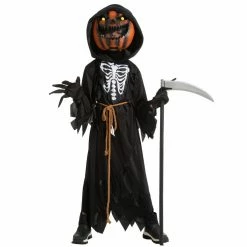 Spooktacular Creations Boy Scarecrow Pumpkin Reaper Costume