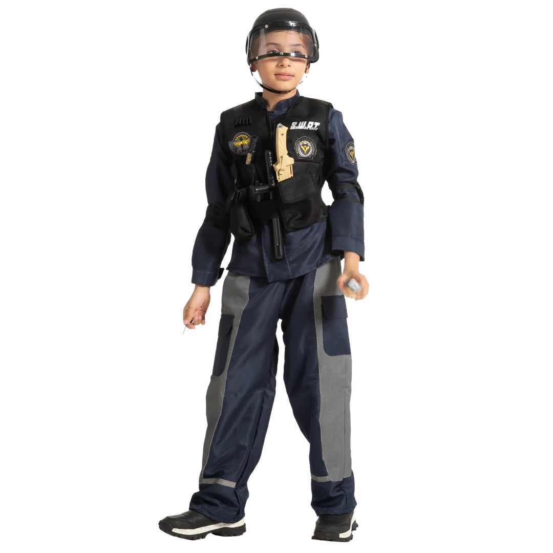 Spooktacular Creations Classic Costumes SWAT Fighter Costume Role Play Cosplay - Child 9 Spooktacular Creations Classic Costumes SWAT Fighter Costume Role Play Cosplay - Child