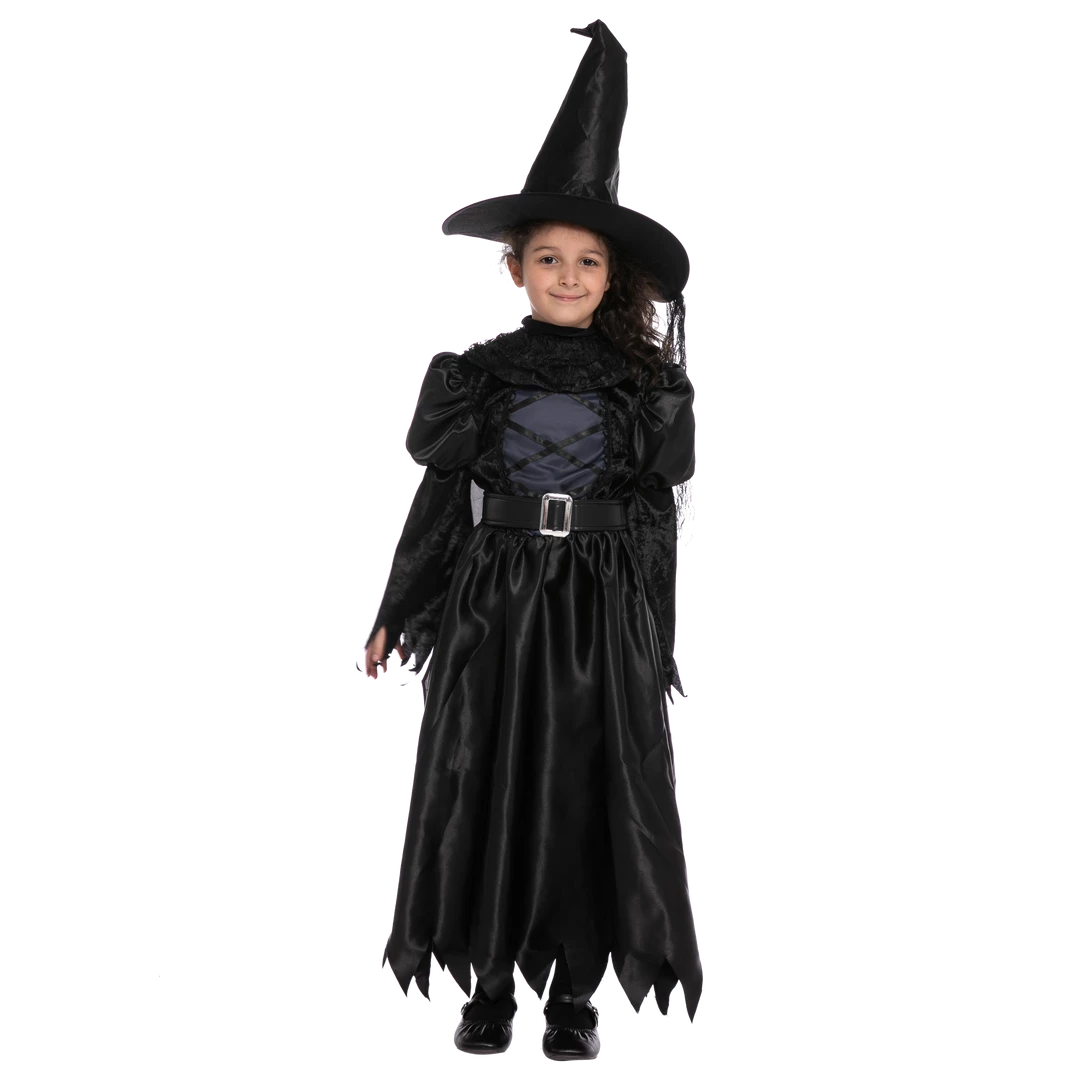 Spooktacular Creations Child Costumes Black Witch Costume Cosplay For Girls 5 Spooktacular Creations Child Costumes Black Witch Costume Cosplay For Girls