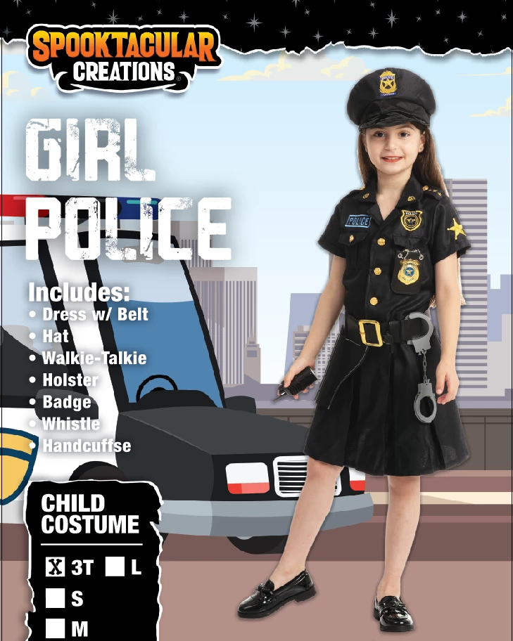 Spooktacular Creations Police Officer Costume For Role Play Cosplay - Child Classic Costumes 7 Spooktacular Creations Police Officer Costume For Role Play Cosplay - Child Classic Costumes