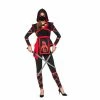 Spooktacular Creations Sexy Darkness Ninja Warrior Costume For Women With Ninja Mask