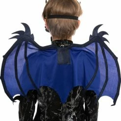 Spooktacular Creations Classic Costumes Dragon Costume (Black & Blue) - Boy