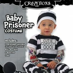 Spooktacular Creations Prisoner Infant Costume Cosplay Set