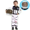 Spooktacular Creations Child Costumes Astronaut NASA Pilot Costume With Movable Visor Helmet For Kids