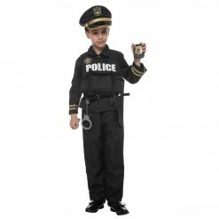 Spooktacular Creations Police Costume For Boys Role Play Cosplay Classic Costumes