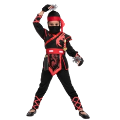 Spooktacular Creations Red Ninja Costume For Girls Cosplay - Child Child Costumes 13 Spooktacular Creations Red Ninja Costume For Girls Cosplay - Child Child Costumes