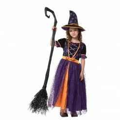 Spooktacular Creations Classic Costumes Purple LED Witch Costume Cosplay - Child