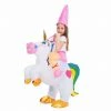 Spooktacular Creations Inflatable Ride-On Unicorn Princess Costume - Child Child Costumes