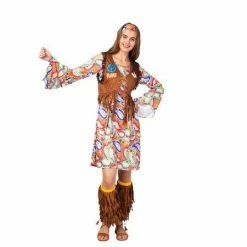 Spooktacular Creations Women Hippie Costume Cosplay Role Play- Adult