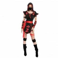 Spooktacular Creations Adult Costumes Women's Ninja Short Pants Costume Role Play Cosplay