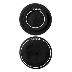 Spooktacular Creations Black Beret Hat - Adult 16 Spooktacular Creations Black Beret Hat - Adult