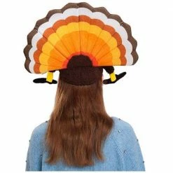 Spooktacular Creations Turkey Hats For Thanksgiving, 2 Pcs Headwear