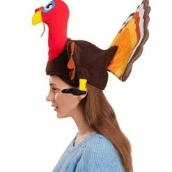Spooktacular Creations Turkey Hats For Thanksgiving, 2 Pcs Headwear