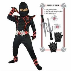 Spooktacular Creations Black Ninja Costume - Child
