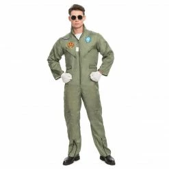 Spooktacular Creations Military Fighter Pilot Costume With Accessories - Adult Classic Costumes 13 Spooktacular Creations Military Fighter Pilot Costume With Accessories - Adult Classic Costumes