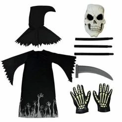 Spooktacular Creations Grim Reaper Costume Cosplay - Child Child Costumes