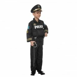 Spooktacular Creations Police Costume For Boys Role Play Cosplay Classic Costumes
