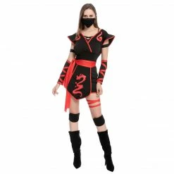 Spooktacular Creations Adult Costumes Women's Ninja Short Pants Costume Role Play Cosplay
