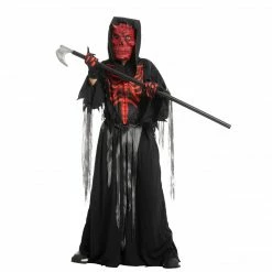 Spooktacular Creations Red Skull Reaper Costume For Boys Cosplay - Child Child Costumes
