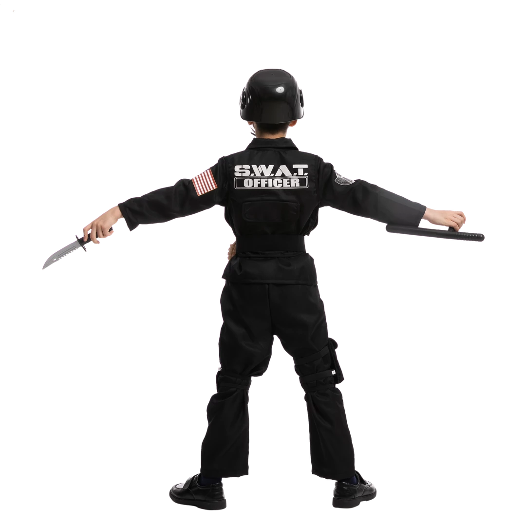 Spooktacular Creations SWAT Officer Costume Role Play Cosplay - Child 4 Spooktacular Creations SWAT Officer Costume Role Play Cosplay - Child