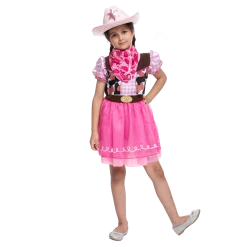 Spooktacular Creations Child Costumes Pink Cowgirl Costume For Role Play Cosplay- Girls