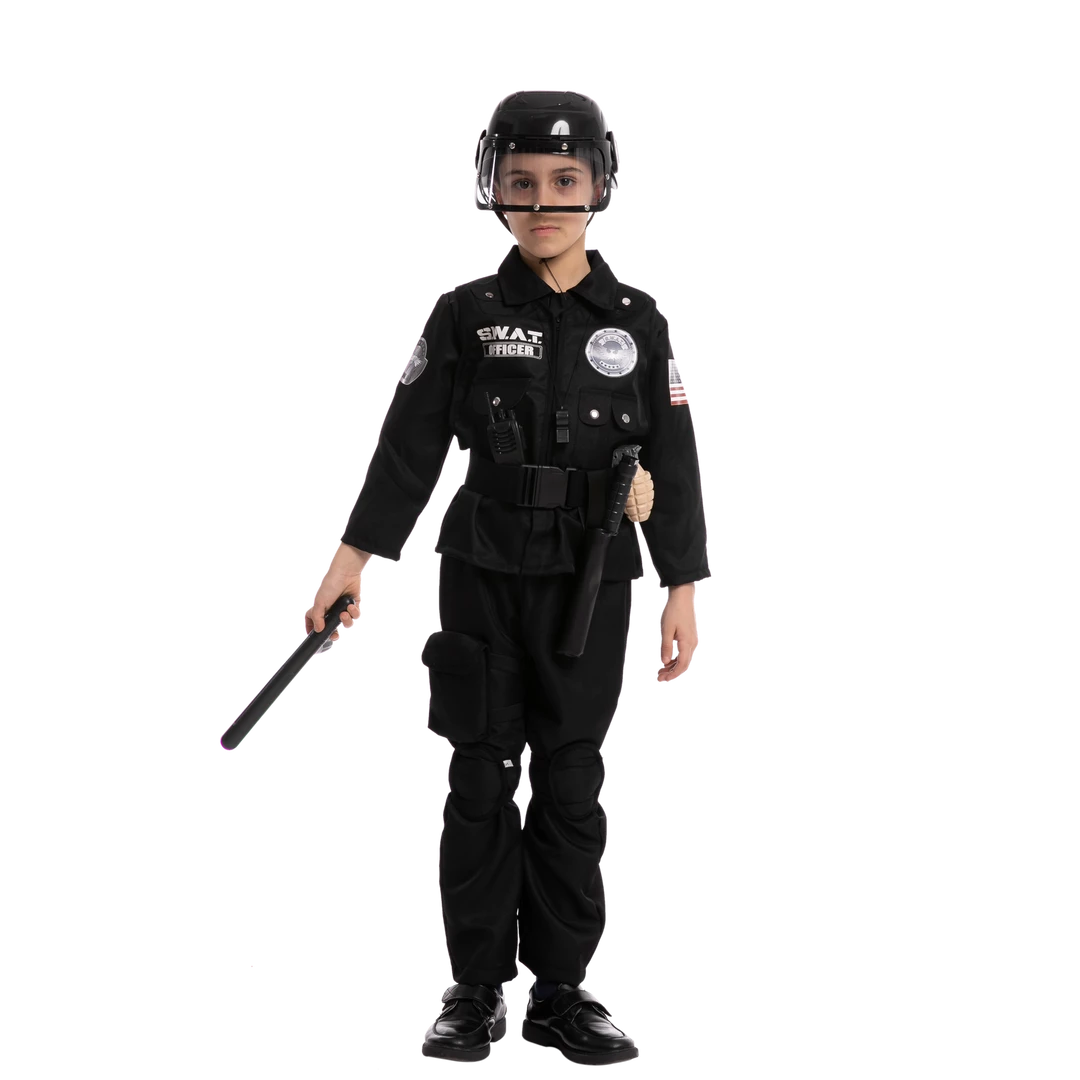 Spooktacular Creations SWAT Officer Costume Role Play Cosplay - Child 6 Spooktacular Creations SWAT Officer Costume Role Play Cosplay - Child