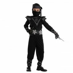 Spooktacular Creations Black Ninja Costume Cosplay - Child