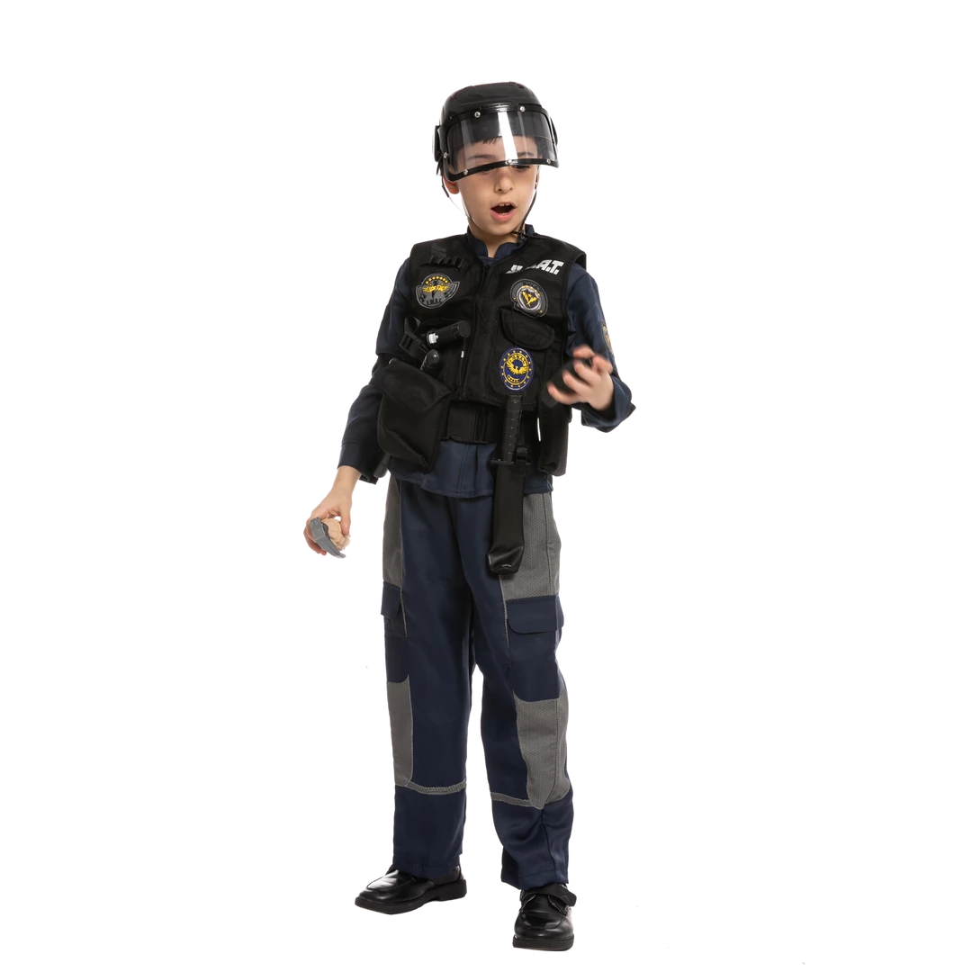 Spooktacular Creations Classic Costumes SWAT Fighter Costume Role Play Cosplay - Child 5 Spooktacular Creations Classic Costumes SWAT Fighter Costume Role Play Cosplay - Child