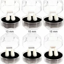 Spooktacular Creations Makeup & Blood Vampire Fangs False Teeth Cosplay Kit , 6 Pcs