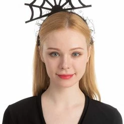 Spooktacular Creations Spider Web Headbands Cosplay, 3 Pcs Headwear