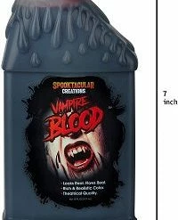 Spooktacular Creations 16oz Liquid Fake Blood Cosplay Makeup, 2 Packs Makeup & Blood