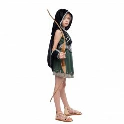 Spooktacular Creations Warrior Night Hooded Huntress Costume For Role Play Tween Girls With Cosplay Accessories Historical Costumes