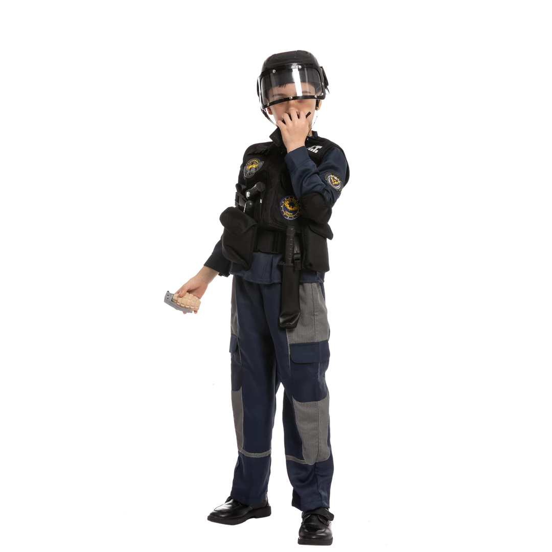 Spooktacular Creations Classic Costumes SWAT Fighter Costume Role Play Cosplay - Child 6 Spooktacular Creations Classic Costumes SWAT Fighter Costume Role Play Cosplay - Child