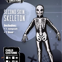 Spooktacular Creations Second Skin Skeleton Costume - Child