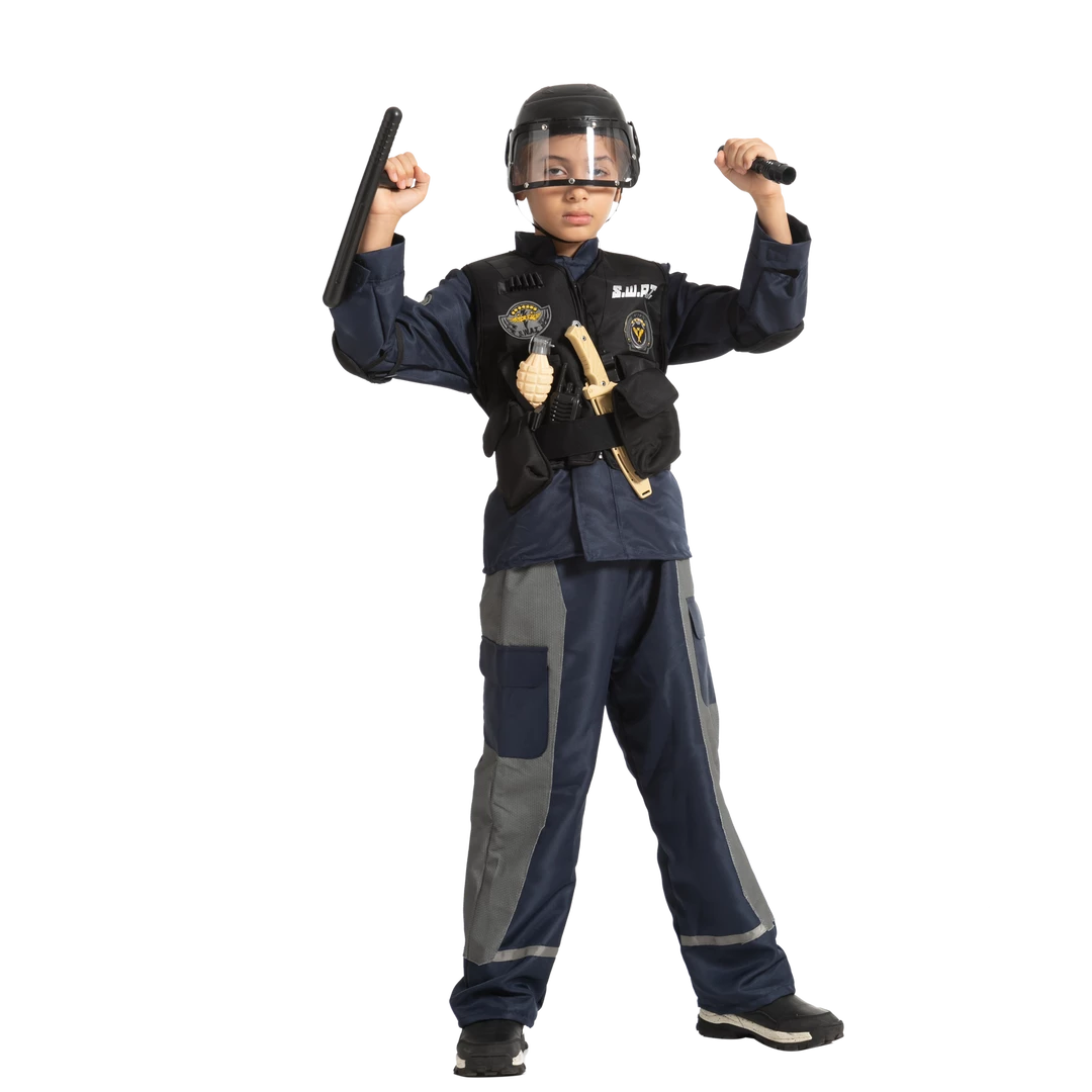 Spooktacular Creations Classic Costumes SWAT Fighter Costume Role Play Cosplay - Child 7 Spooktacular Creations Classic Costumes SWAT Fighter Costume Role Play Cosplay - Child