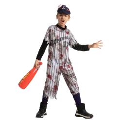 Spooktacular Creations Scary Baseball Player Zombie Costume Cosplay - Child 14 Spooktacular Creations Scary Baseball Player Zombie Costume Cosplay - Child