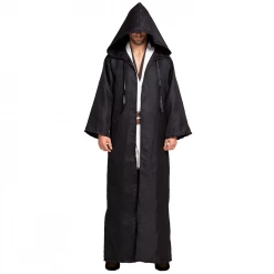 Spooktacular Creations Tunic Hooded Robe Cloak Cosplay Costume For Men's Role Play- Adult Classic Costumes