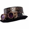 Spooktacular Creations Victorian Steampunk Top Hat W/Classic Goggles Vintage Accessories Set For Adult Cosplay