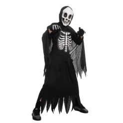 Spooktacular Creations Grim Reaper Skeleton Costume For Boys Cosplay