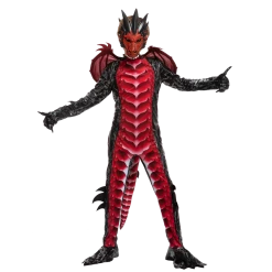 Spooktacular Creations Boys Black And Red Dragon Costume Scary Costumes
