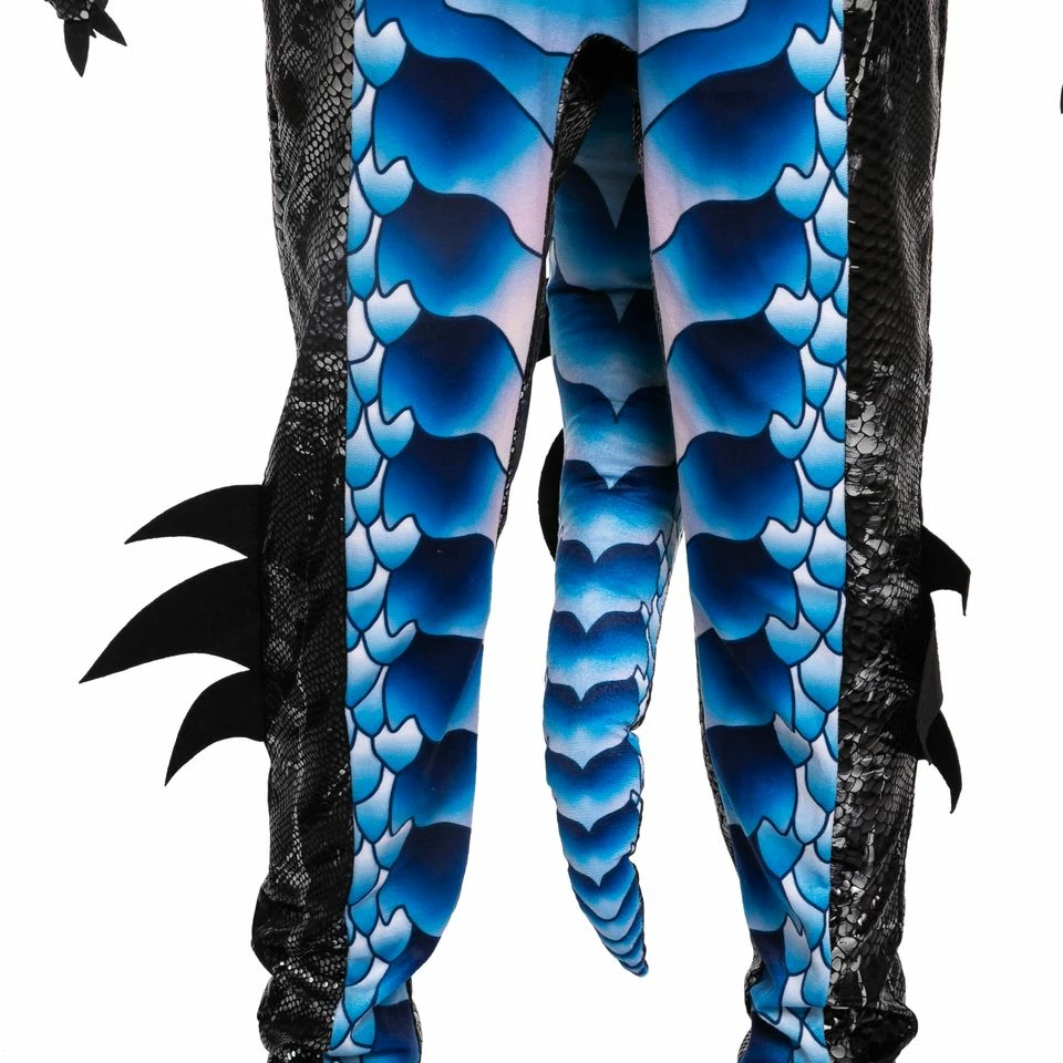 Spooktacular Creations Classic Costumes Dragon Costume (Black & Blue) - Boy 6 Spooktacular Creations Classic Costumes Dragon Costume (Black & Blue) - Boy