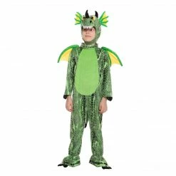 Spooktacular Creations Green Dragon Costume Cosplay - Child 11 Spooktacular Creations Green Dragon Costume Cosplay - Child