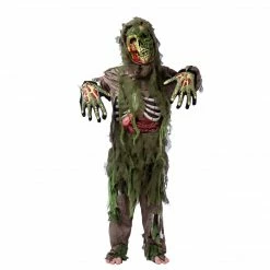 Spooktacular Creations Green Swamp Zombie Costume For Role Play Cosplay- Child