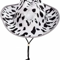 Spooktacular Creations Cow Print Cowboy Hats, 2 Pack Child Costumes