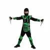 Spooktacular Creations Green Ninja Costume For Role Play Cosplay- Child Classic Costumes