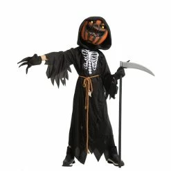 Spooktacular Creations Boy Scarecrow Pumpkin Reaper Costume