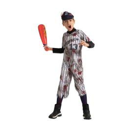 Spooktacular Creations Scary Baseball Player Zombie Costume Cosplay - Child 16 Spooktacular Creations Scary Baseball Player Zombie Costume Cosplay - Child