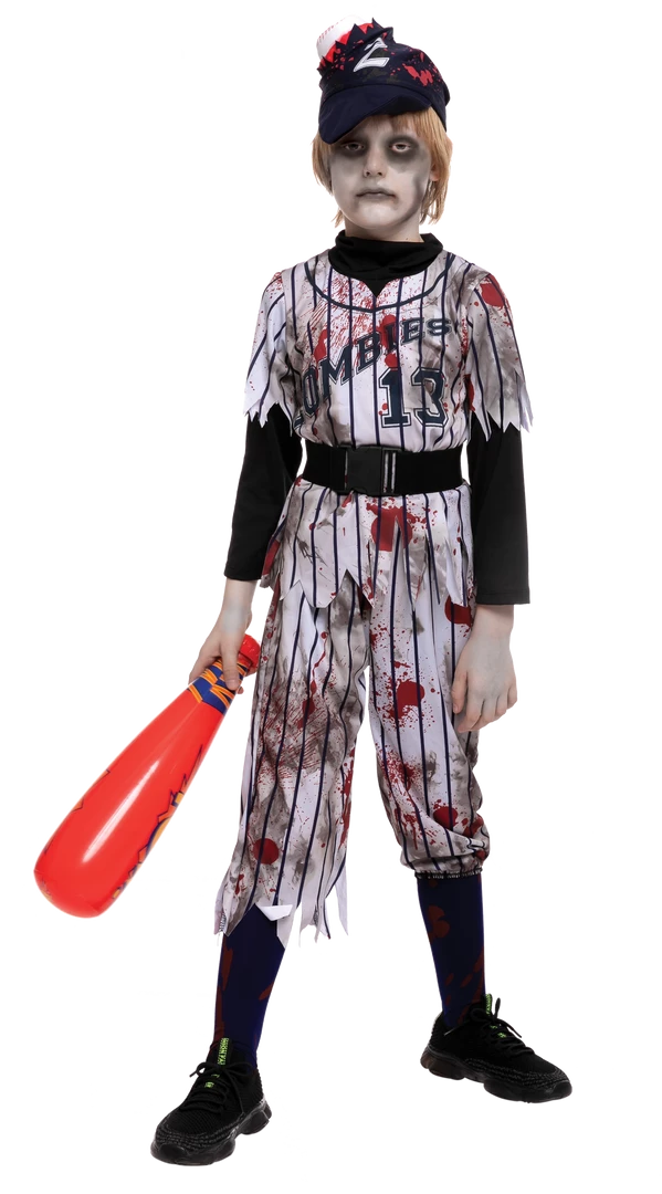 Spooktacular Creations Scary Baseball Player Zombie Costume Cosplay - Child 3 Spooktacular Creations Scary Baseball Player Zombie Costume Cosplay - Child
