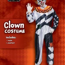 Spooktacular Creations Scary Clown Costume Set Cosplay - Adult